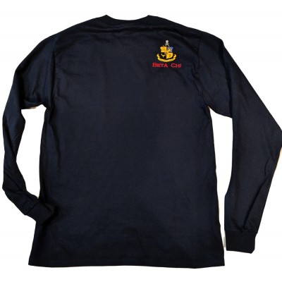 Hanes Long-Sleeve Beefy-T - Crest
