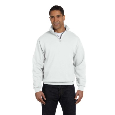 Jerzees NuBlend Quarter-Zip Sweatshirt - Custom Pockets