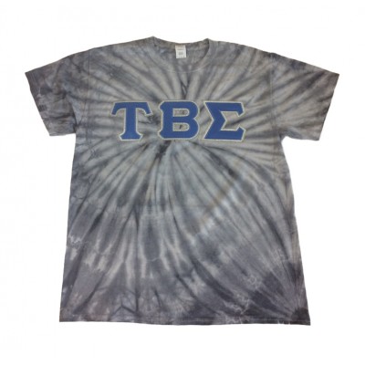 Cyclone Tie-Dyed T-Shirt - Sewn On Letters