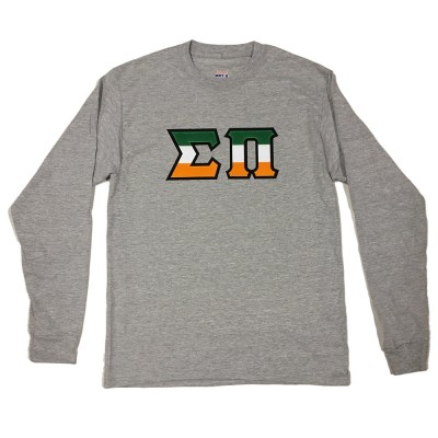 Hanes Long-Sleeve Beefy-T - Sewn On Letters