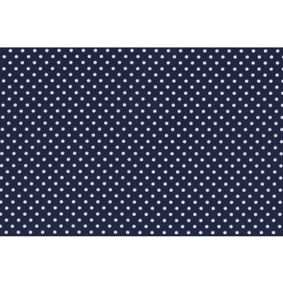 Navy and White Dots