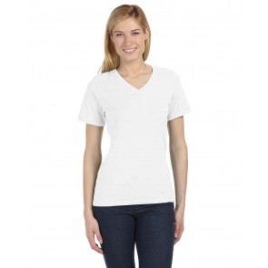 Bella + Canvas Ladies' Relaxed Jersey Short-Sleeve V-Neck T-Shirt - Monograms