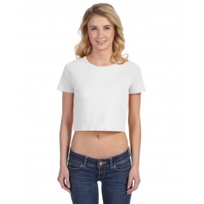 Bella + Canvas Ladies' Poly-Cotton Crop T-Shirt - Custom Pockets