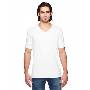 Anvil Triblend V-Neck T-Shirt - Crest