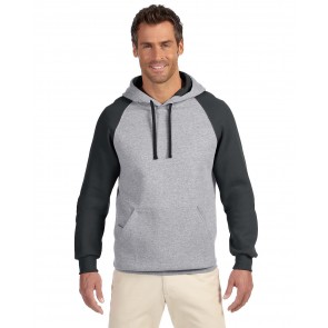 Jerzees Raglan Hooded Sweatshirt - Custom Pockets