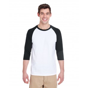 Gildan Unisex 3/4-Sleeve Raglan T-Shirt - Custom Pockets