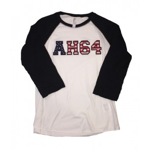 LAT Adult Baseball Fine Jersey T-shirt - Sewn On Letters