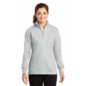 Sport-Tek Ladies' 1/4-Zip Sweatshirt - Custom Pockets