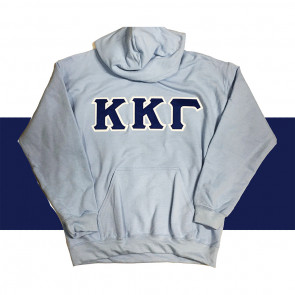 Kappa Kappa Gamma Hoodie With St Louis Blue Stitch Letters