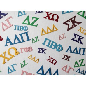 Greek Letter Confetti
