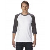 Anvil Triblend 3/4-Sleeve Raglan T-Shirt - Crest