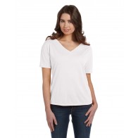 Bella + Canvas Ladies' Slouchy V-Neck T-Shirt - Symbol