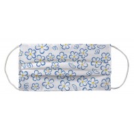 Alpha Phi Sorority Face Mask Coverlet - Forget Me Not