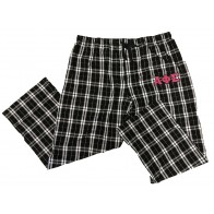District Sorority Flannel Plaid Pants - Sewn On Letters