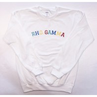 Rainbow Greek Letter Sweatshirt