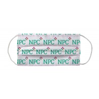 Panhellenic Face Mask Coverlet - NPH Letters White Jade Plum Rose Pumpkin