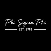 Phi Sigma Phi - Custom Printed Design - Cursive Script with Year Established