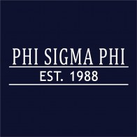 Phi Sigma Phi - Custom Printed Design - Block Script with Year Established