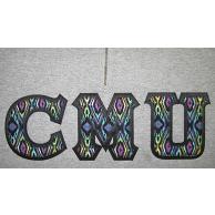 CMU Sewn On Letters