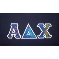 Alpha Delta Chi With Sewn on Letters