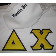 Delta Chi Sewn On Letters