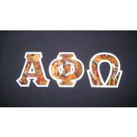 Alpha Phi Omega Sewn On Letters