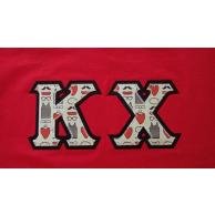 Kappa Chi Sewn On Letters