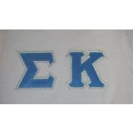 Sigma Kappa Sewn On Letters