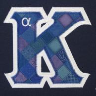 Kappa Custom Sewn On Letter With Embroidery