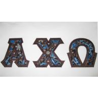 Alpha Chi Omega Sewn On Letters
