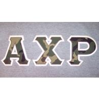Alpha Chi Rho Sewn On Letters
