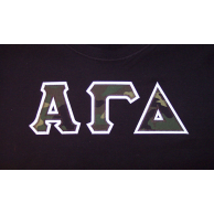 Alpha Gamma Delta Sewn On Letters